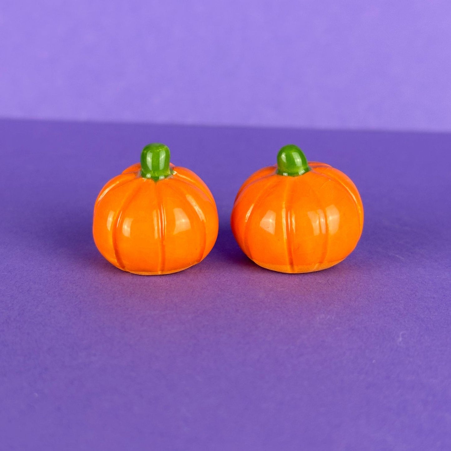 Jax Pumpkin Handmade Tiny Figurine Back