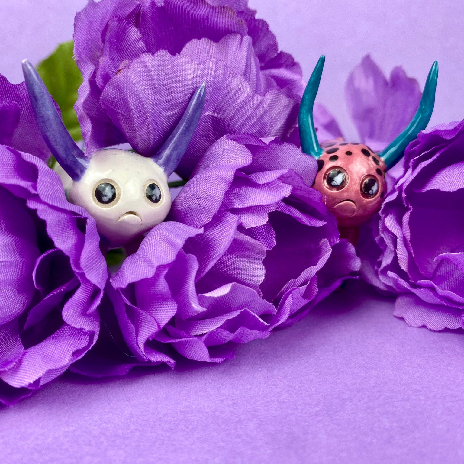 Politely Declining - Handmade Ceramic Figurine and Clay Friends