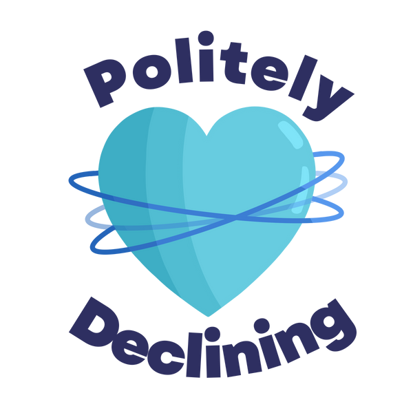 Politely Declining Handmade Ceramics Logo