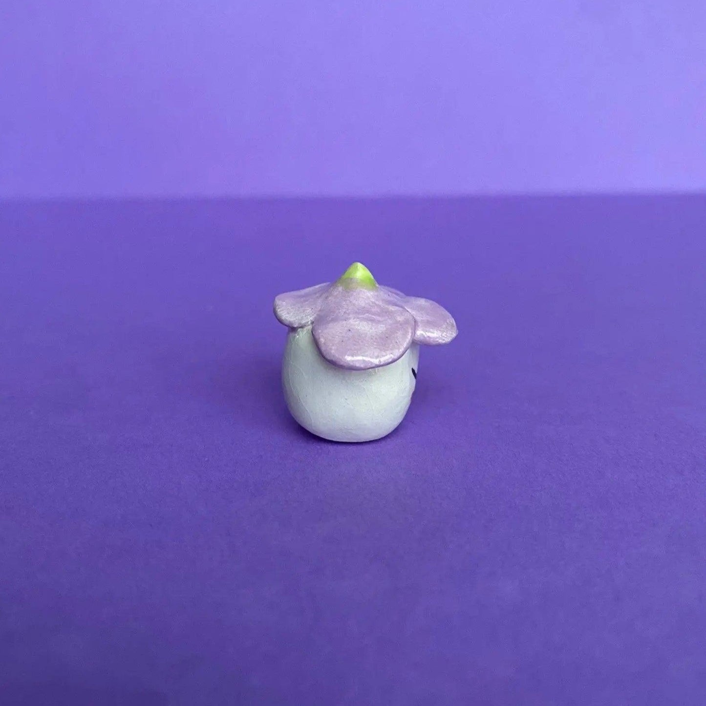 Eloh - Handmade Tiny Floral Figurine Politely Declining