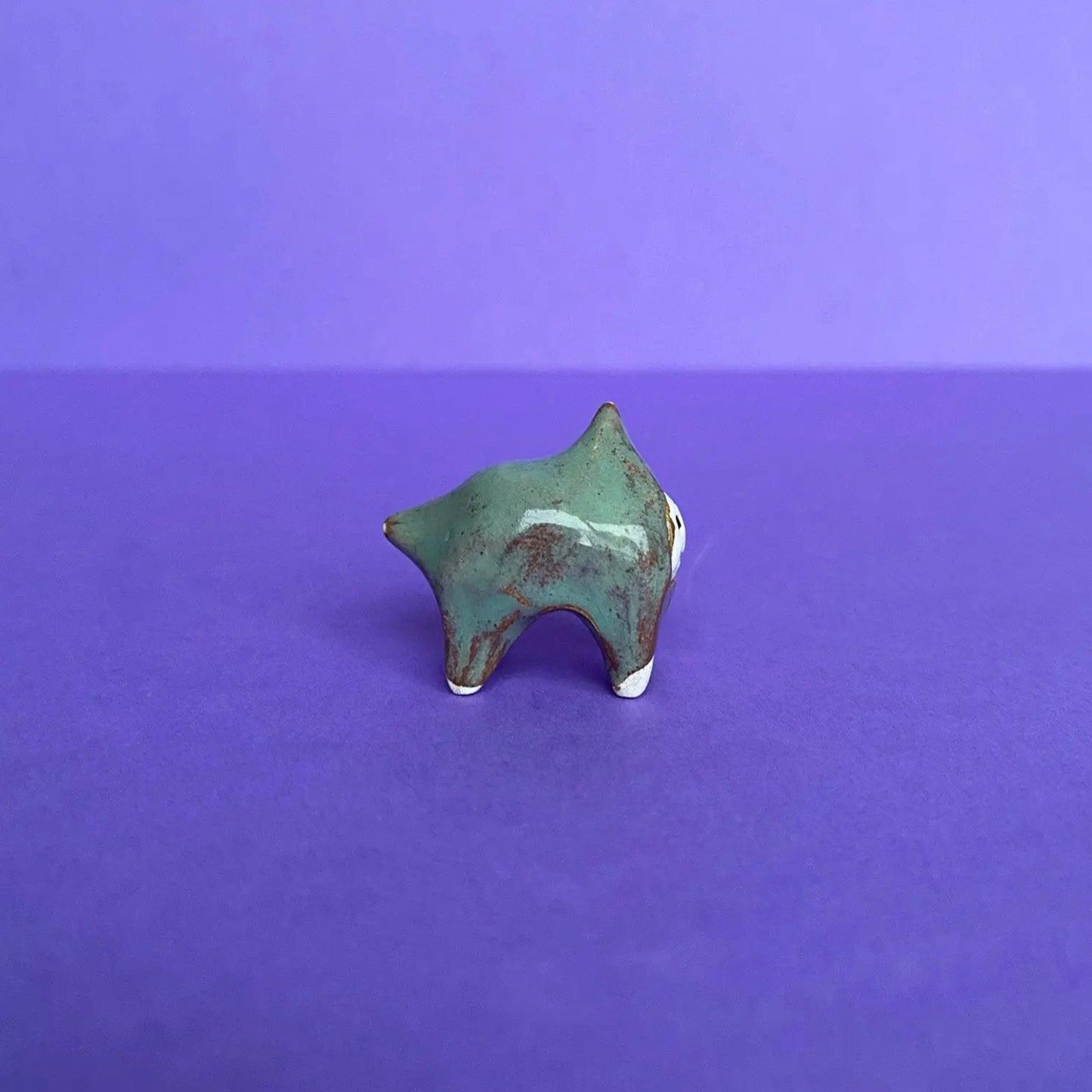 Lue - Handmade Tiny Companion Figurine Politely Declining