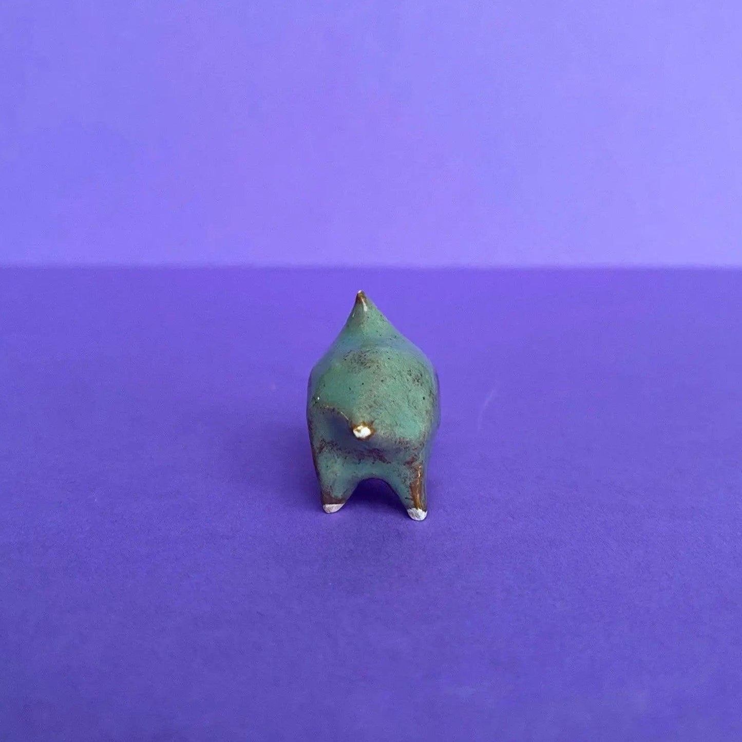 Lue - Handmade Tiny Companion Figurine Politely Declining