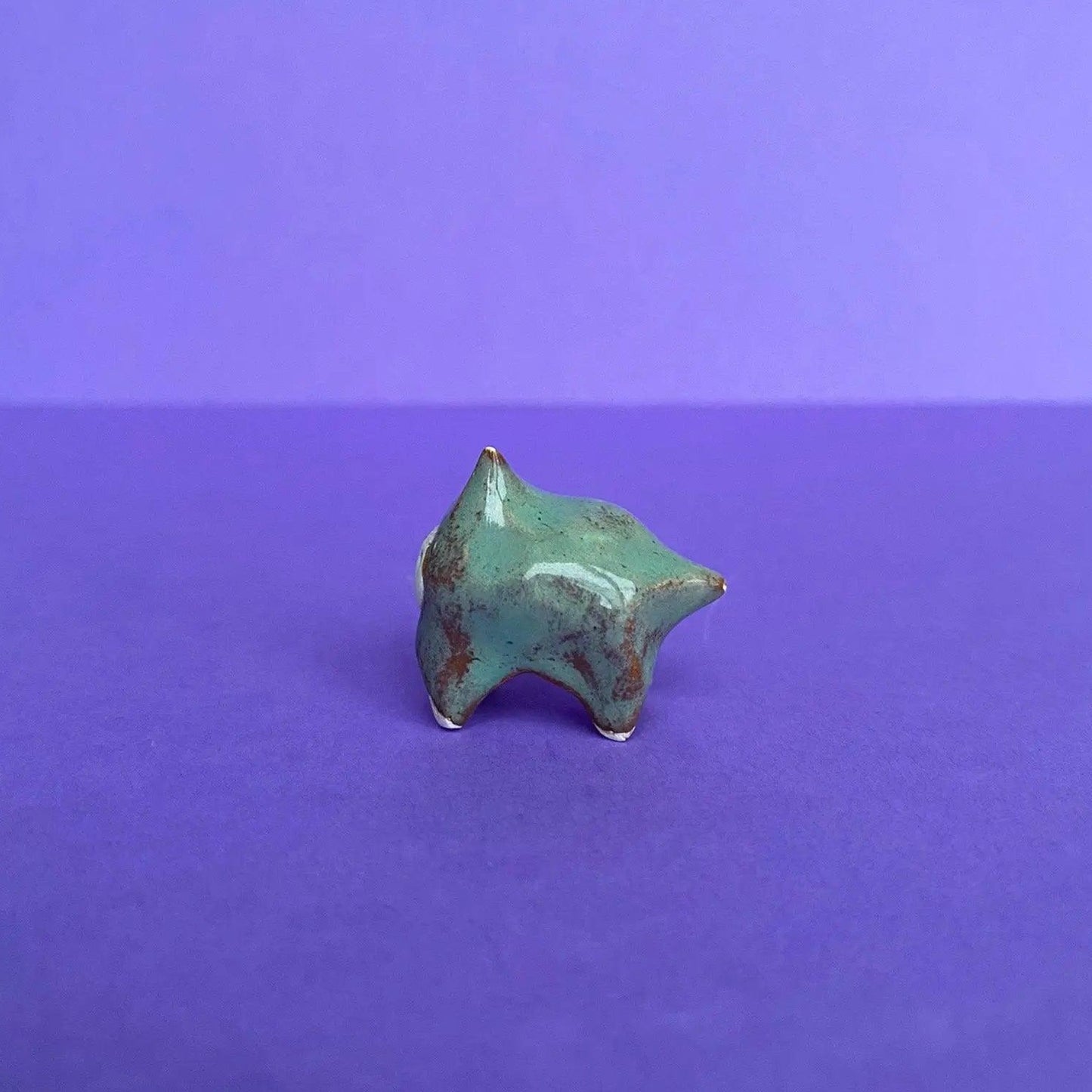 Lue - Handmade Tiny Companion Figurine Politely Declining