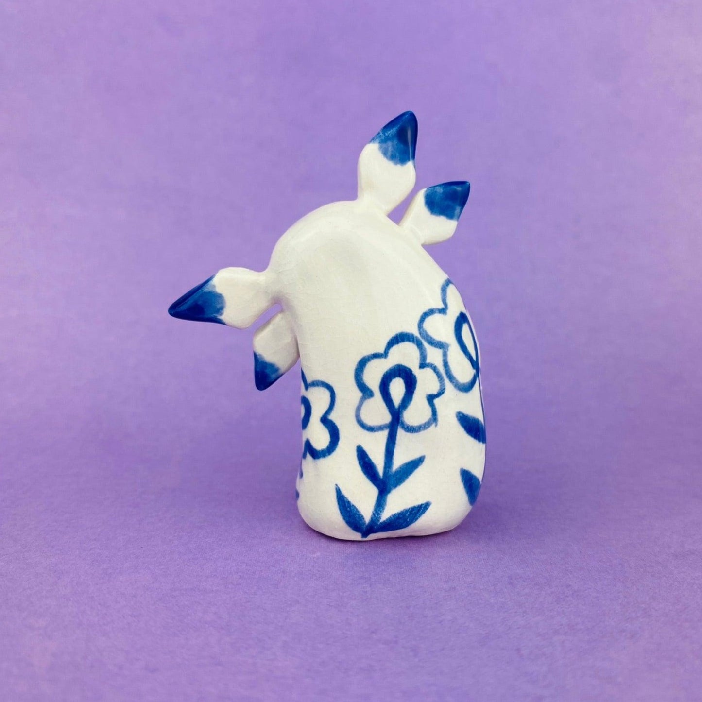 Faelyn - Handmade Delft Figurine Politely Declining