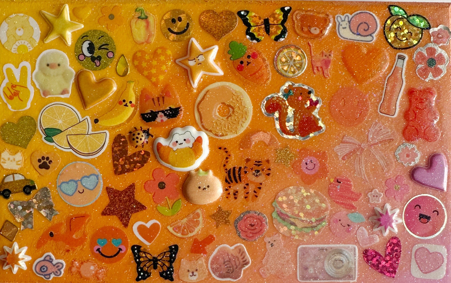 Sunset Sticker Collage Politely Declining