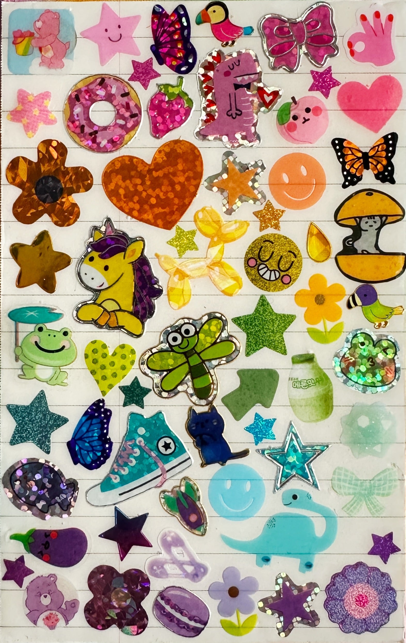 Color Spectrum Sticker Collage 2 Politely Declining