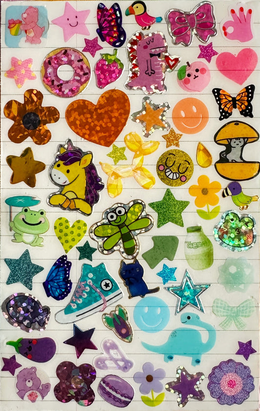 Color Spectrum Sticker Collage 2 Politely Declining