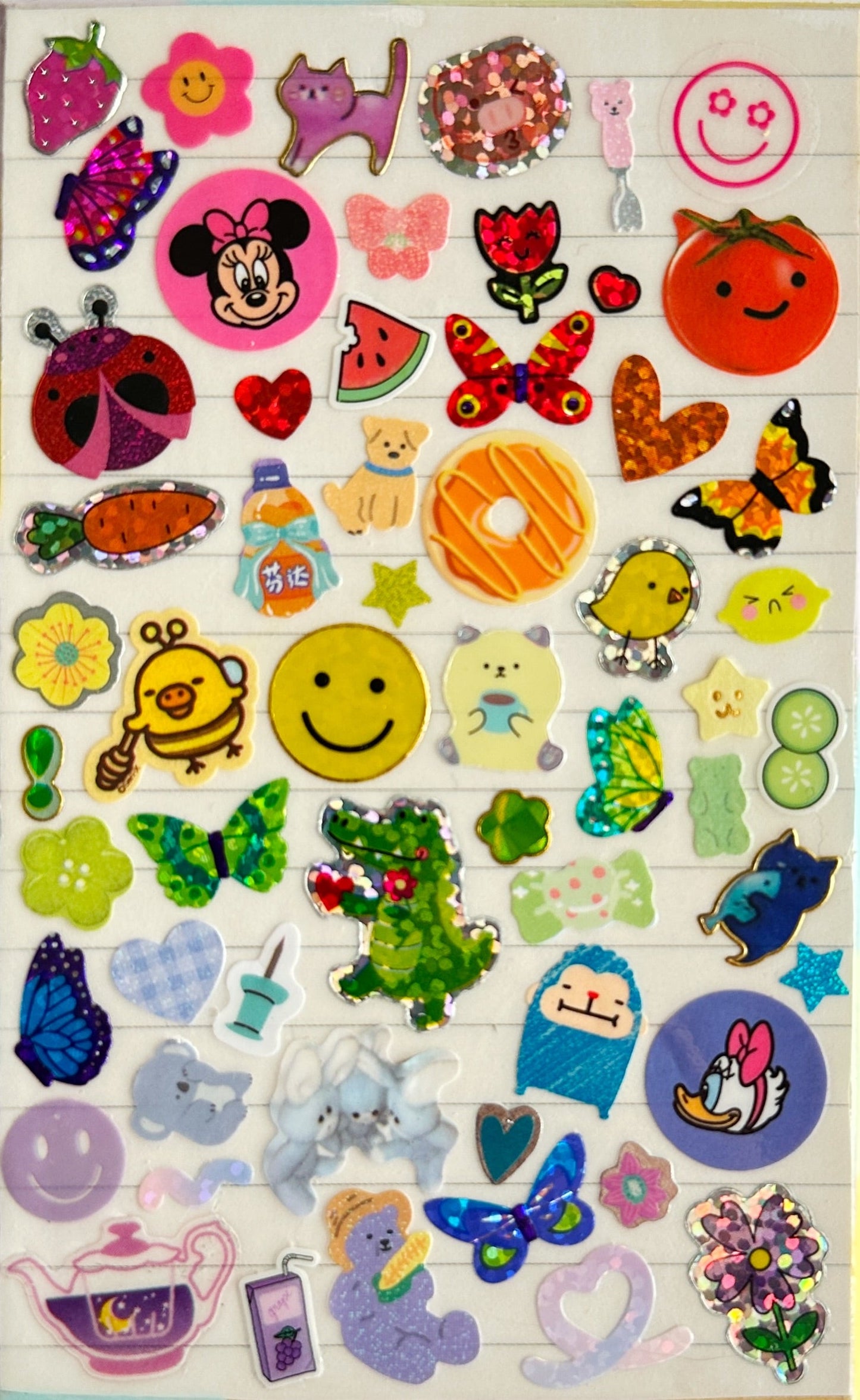 Color Spectrum Sticker Collage 4 Politely Declining