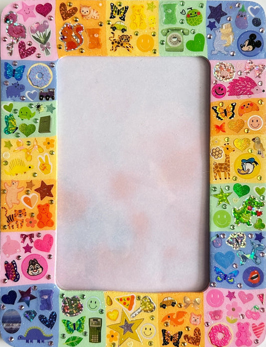 Rainbow Frame Sticker Collage Politely Declining