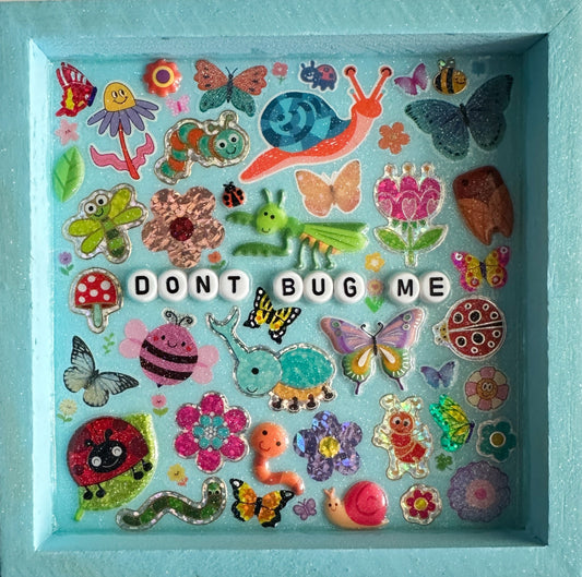 Don't Bug Me Sticker Collage Politely Declining