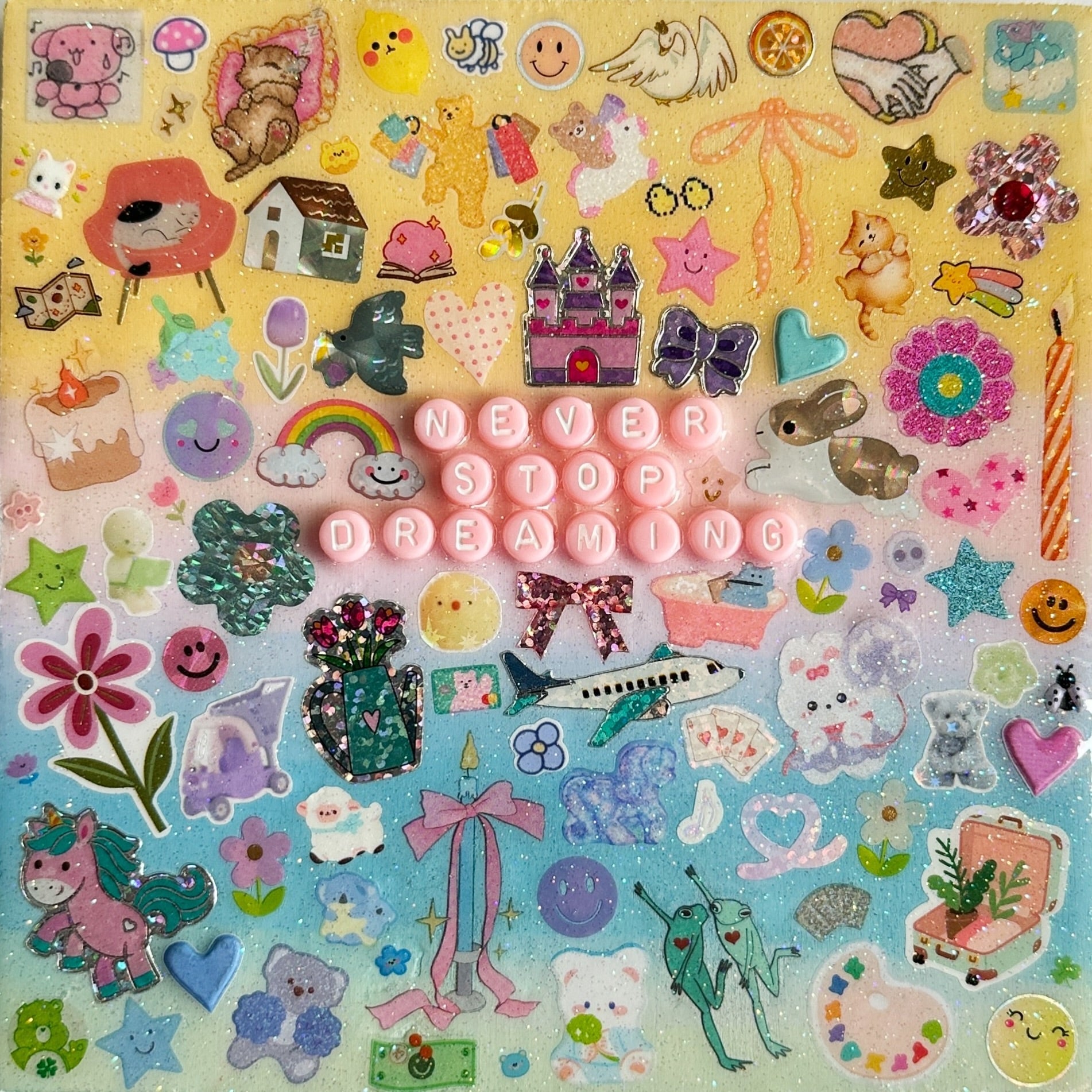 Never Stop Dreaming Spectrum Collage Politely Declining