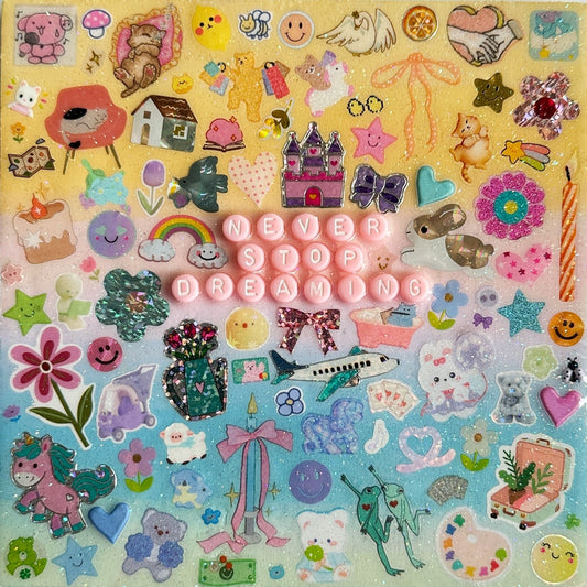 Never Stop Dreaming Spectrum Collage Politely Declining