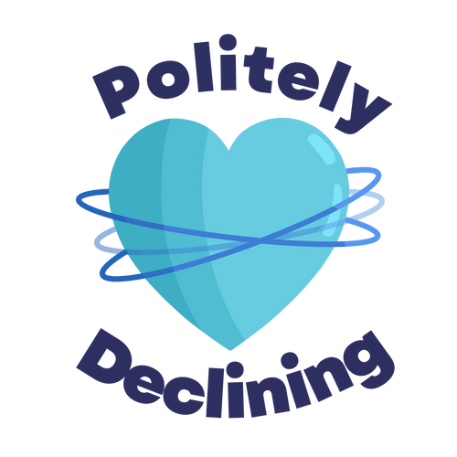 Politely Declining Handmade Ceramics Logo