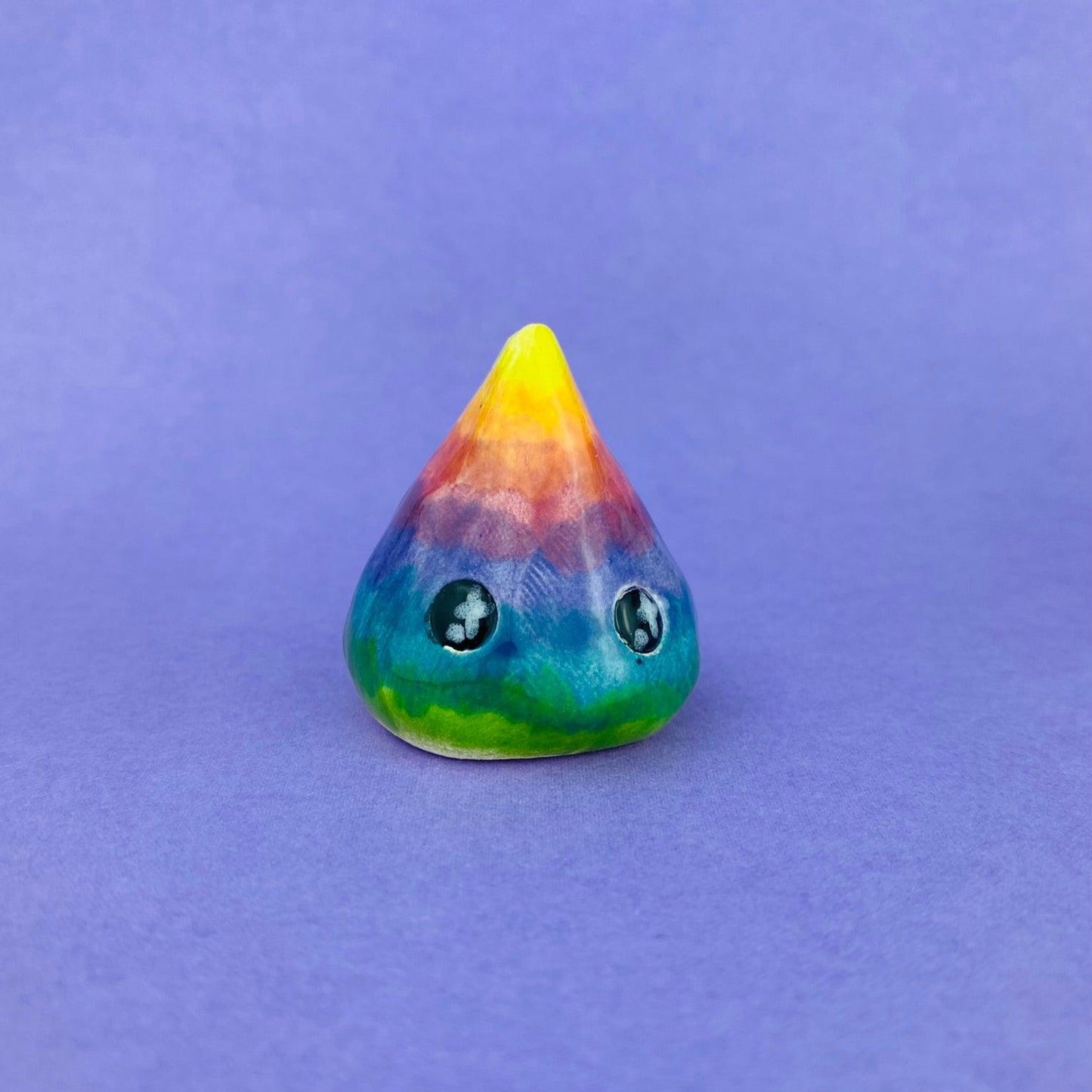 Larmy - Handmade Rainbow Figurine Politely Declining