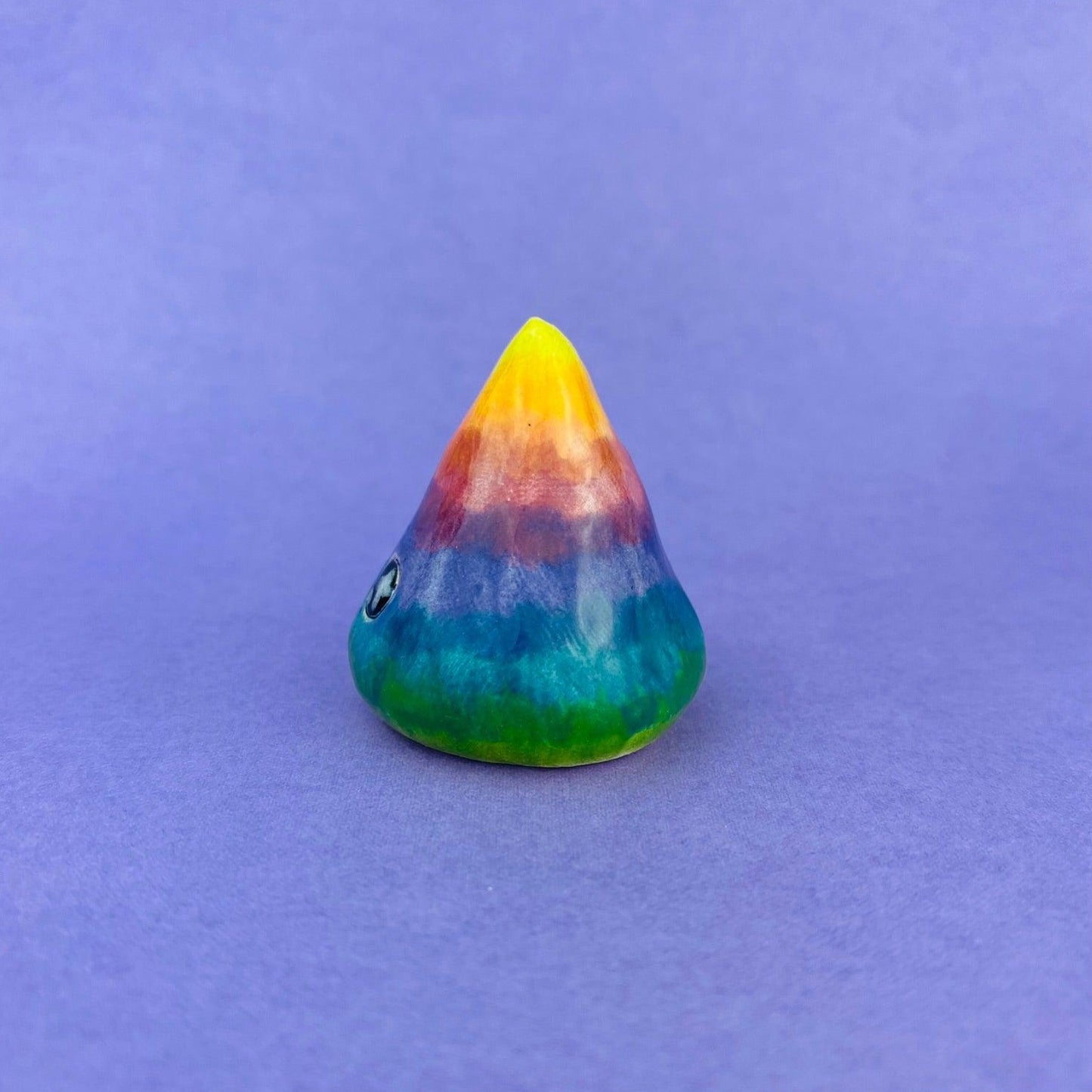 Larmy - Handmade Rainbow Figurine Politely Declining