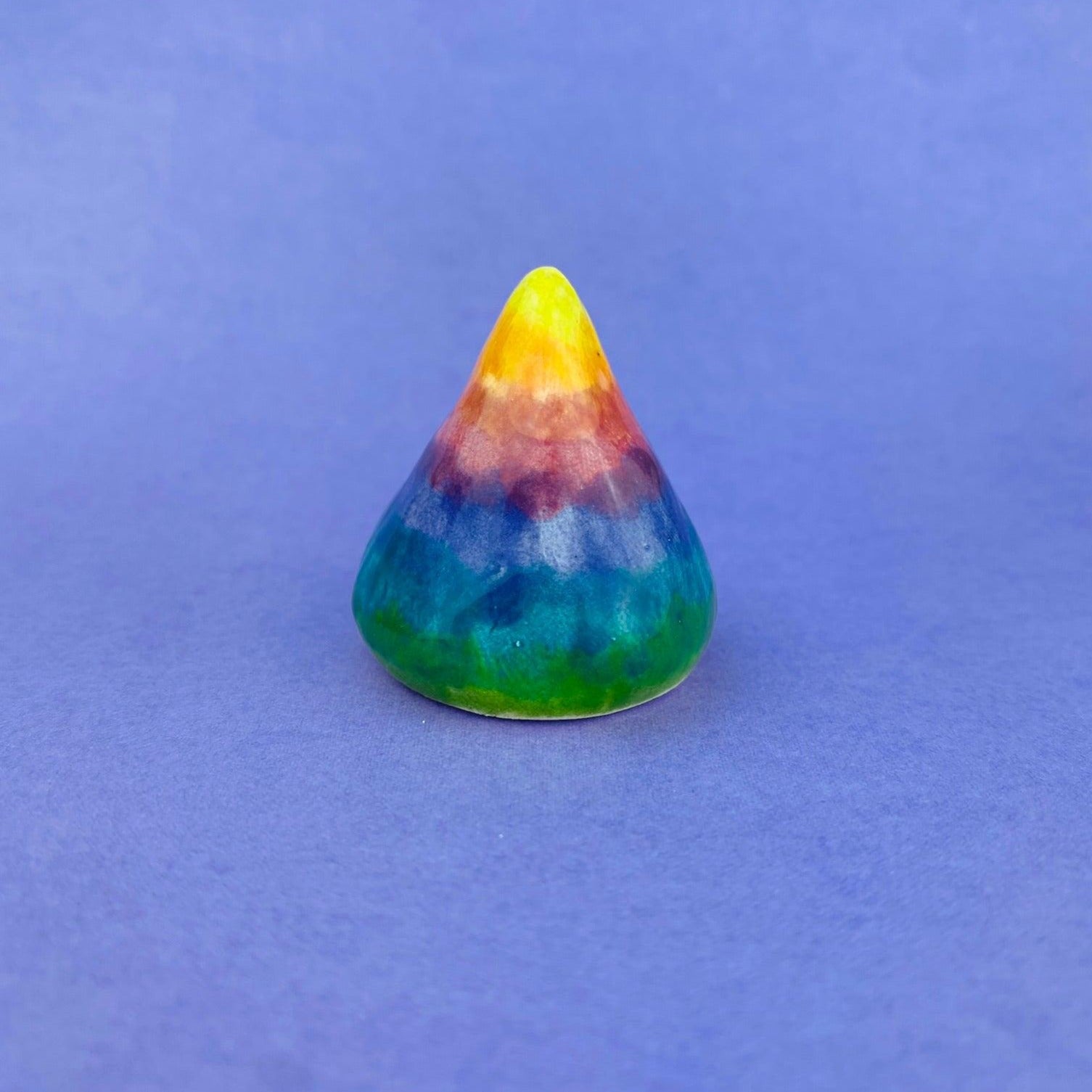 Larmy - Handmade Rainbow Figurine Politely Declining