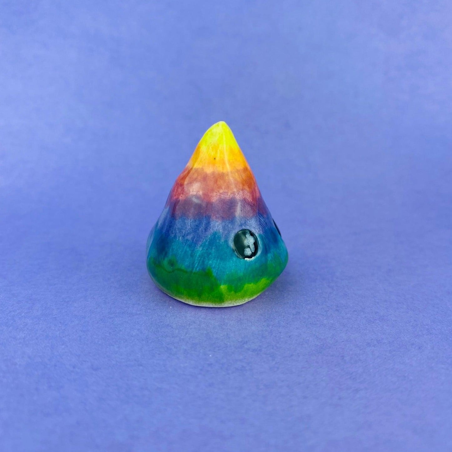 Larmy - Handmade Rainbow Figurine Politely Declining