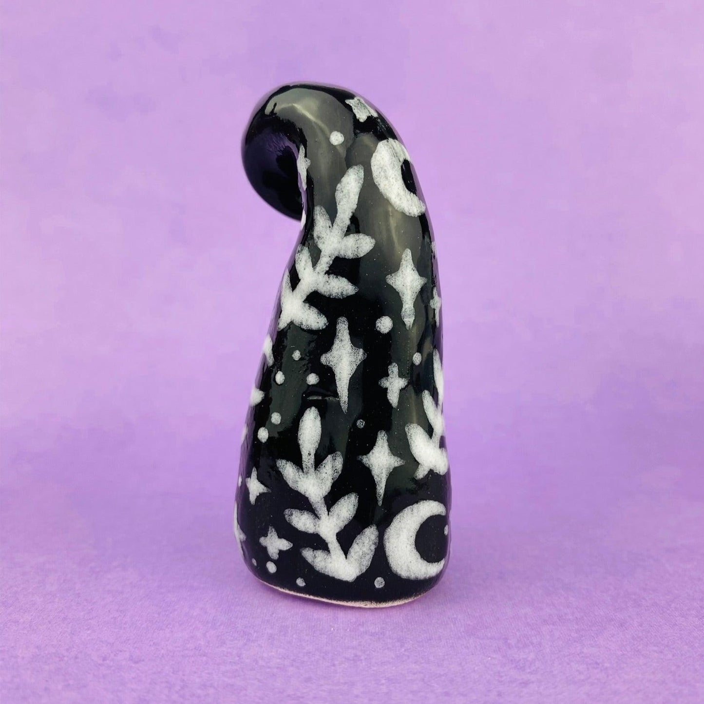 Starburst - Handmade Black Stars Figurine Politely Declining